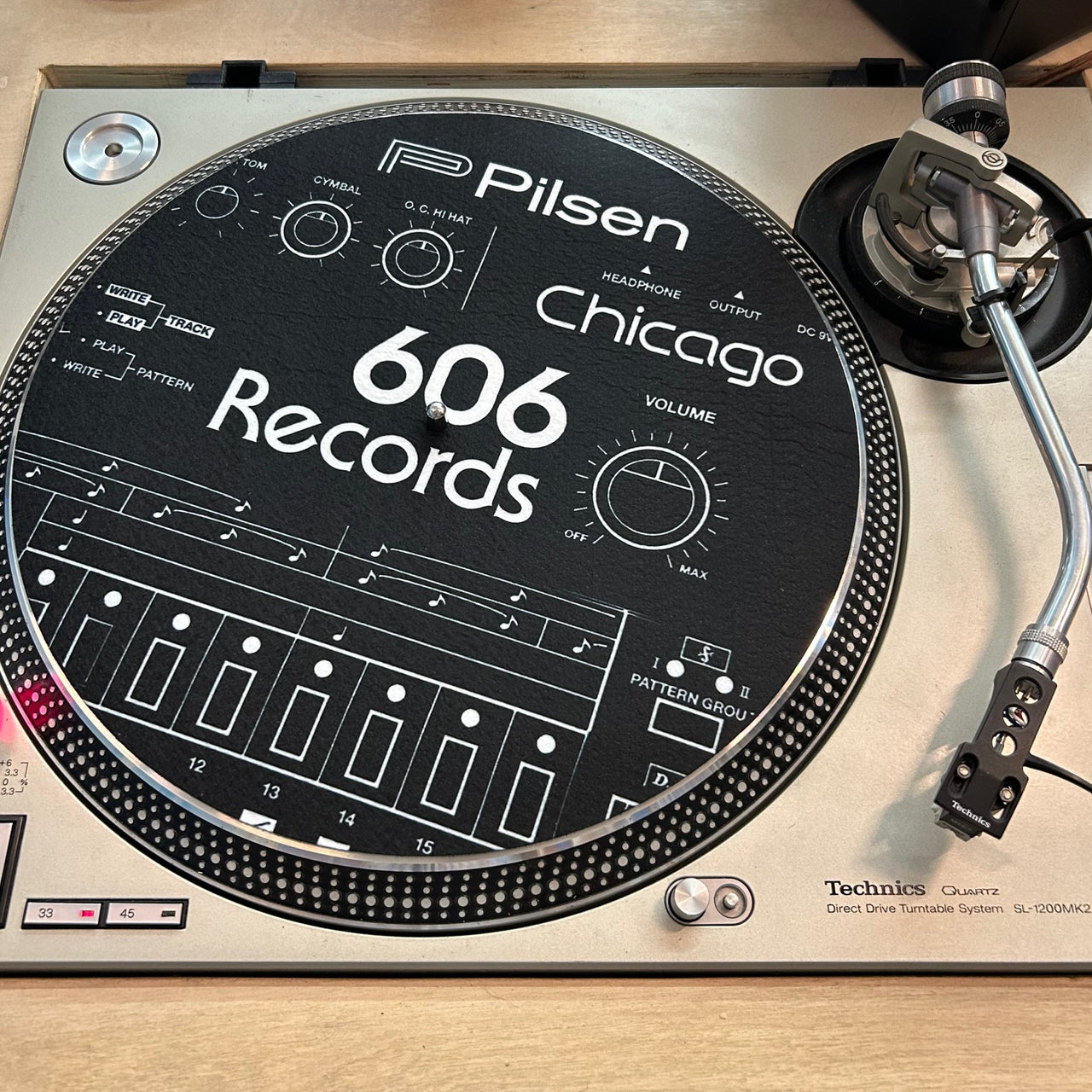 606 Records Slipmat 12"