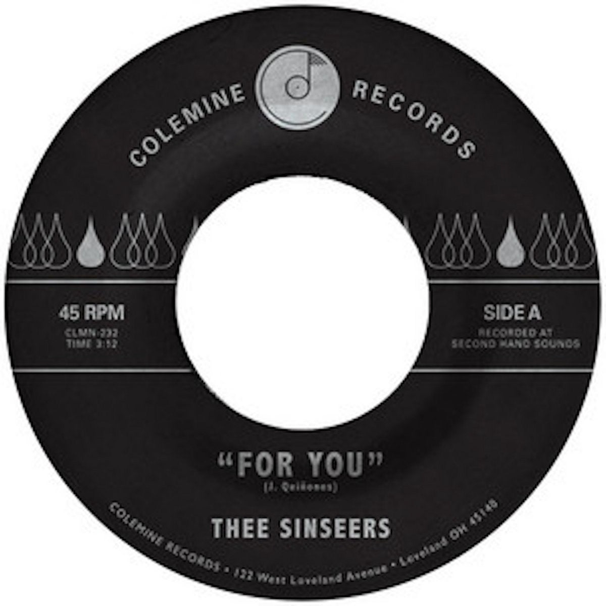 For You b/w Si Llorarás (New 7") *PREORDER*